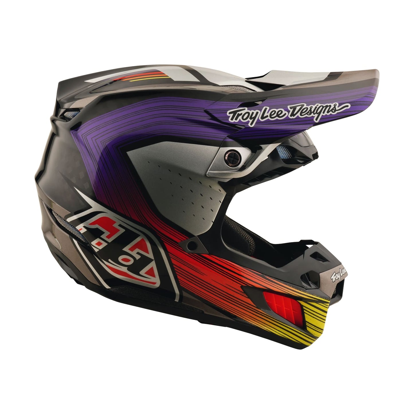 SE5 Carbon Helmet Stripes Black / Purple