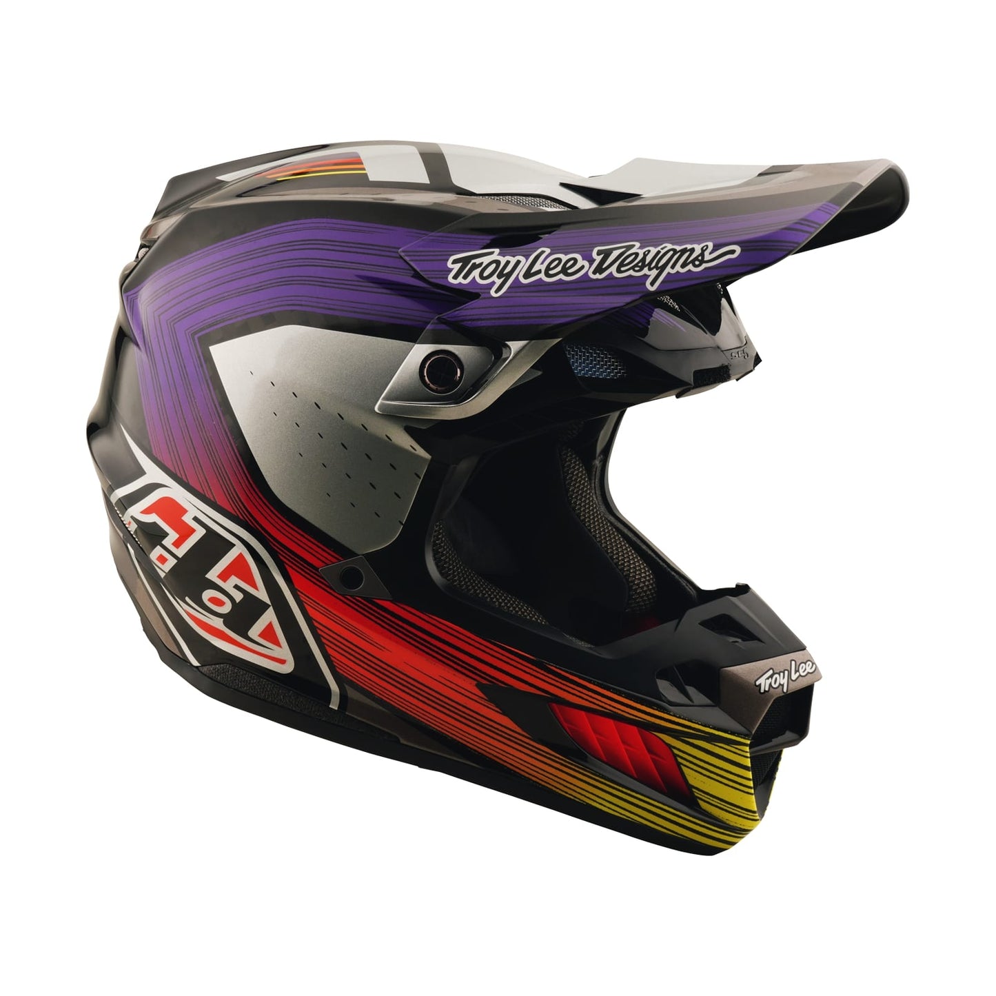 SE5 Carbon Helmet Stripes Black / Purple