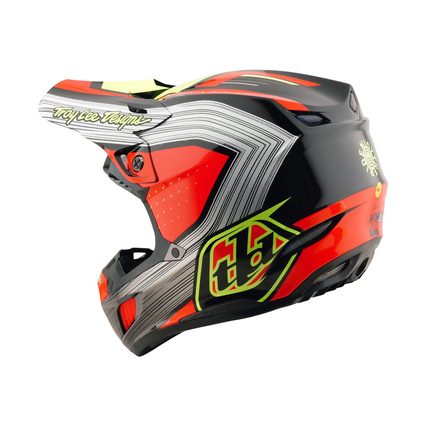 SE5 Composite Helmet Stripes Black / Infra Red