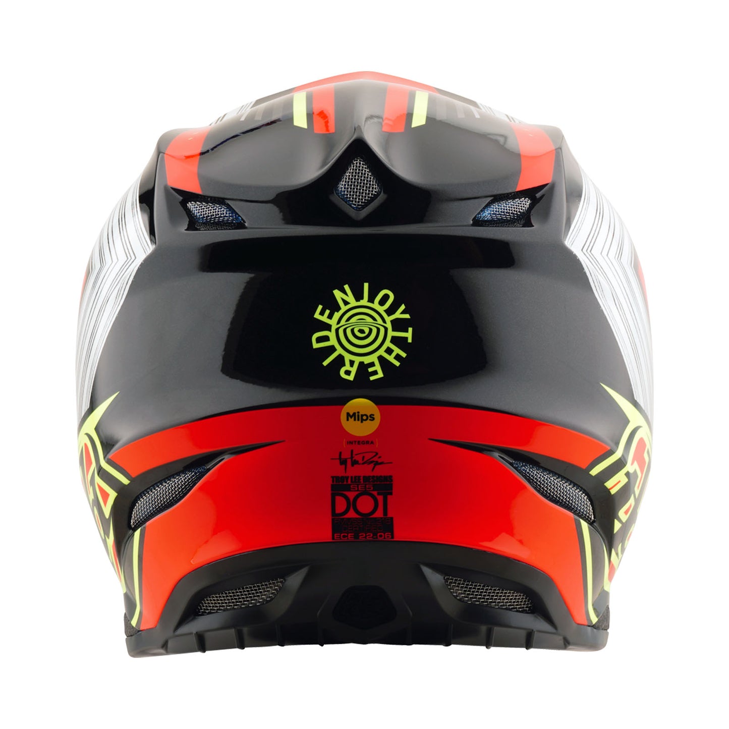 SE5 Composite Helmet Stripes Black / Infra Red