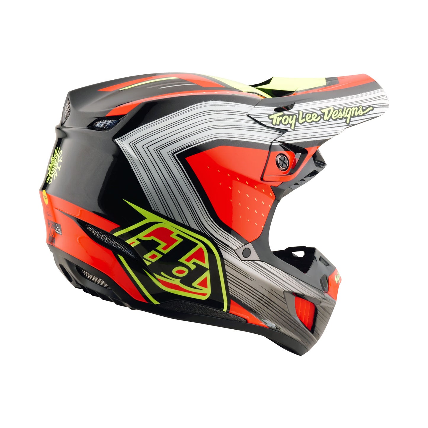 SE5 Composite Helmet Stripes Black / Infra Red