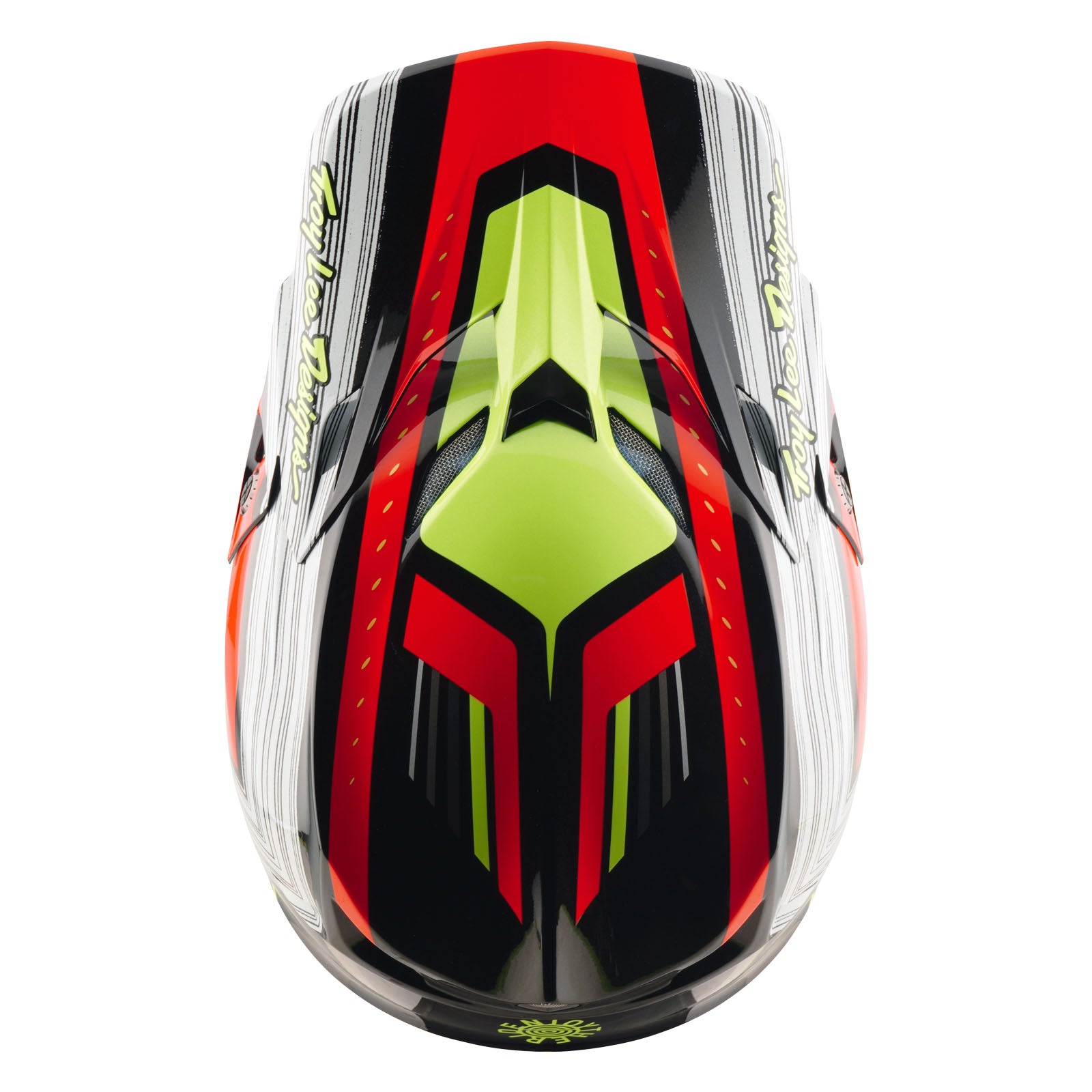 SE5 Composite Helmet Stripes Black / Infra Red – Troy Lee Designs