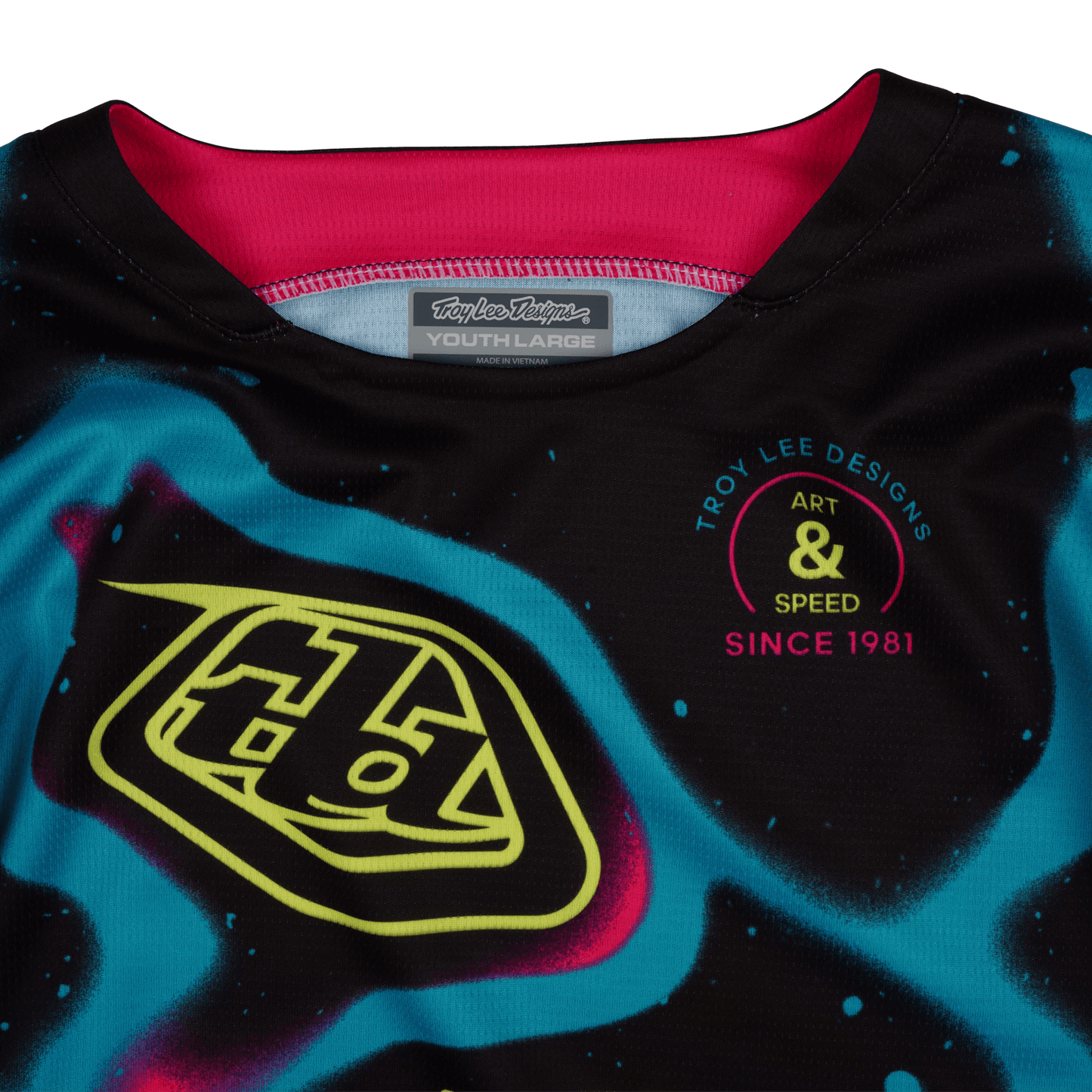 Youth GP Pro Jersey Membrane Black / Glo Yellow