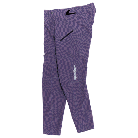Womens Lilium Pant Twisted Checkers Purple