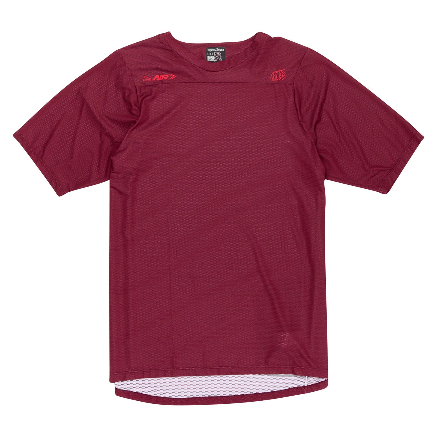 Skyline Air Short Sleeve Jersey Mono Oxblood