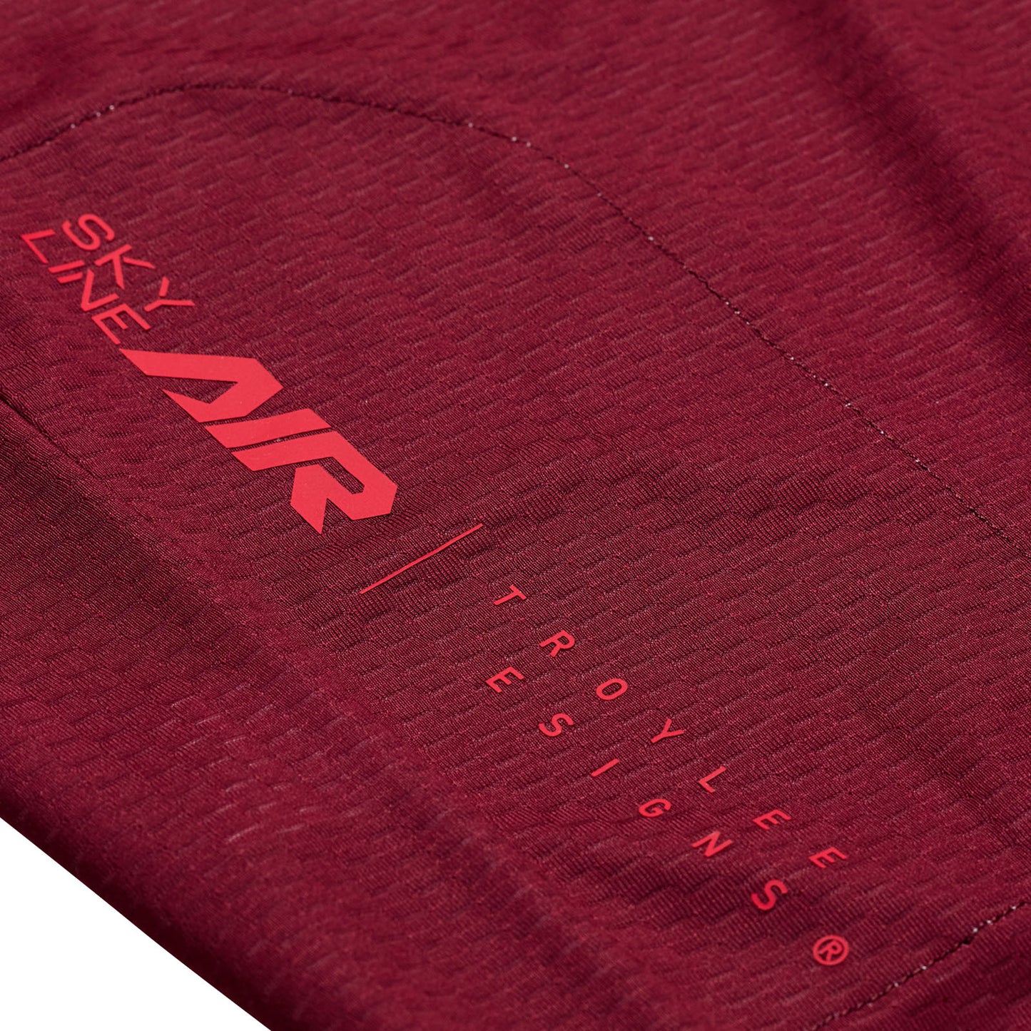 Skyline Air Short Sleeve Jersey Mono Oxblood
