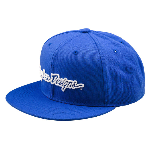 Flat Bill Snapback Signature Blue