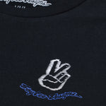 Long Sleeve Tee Peace Out Black