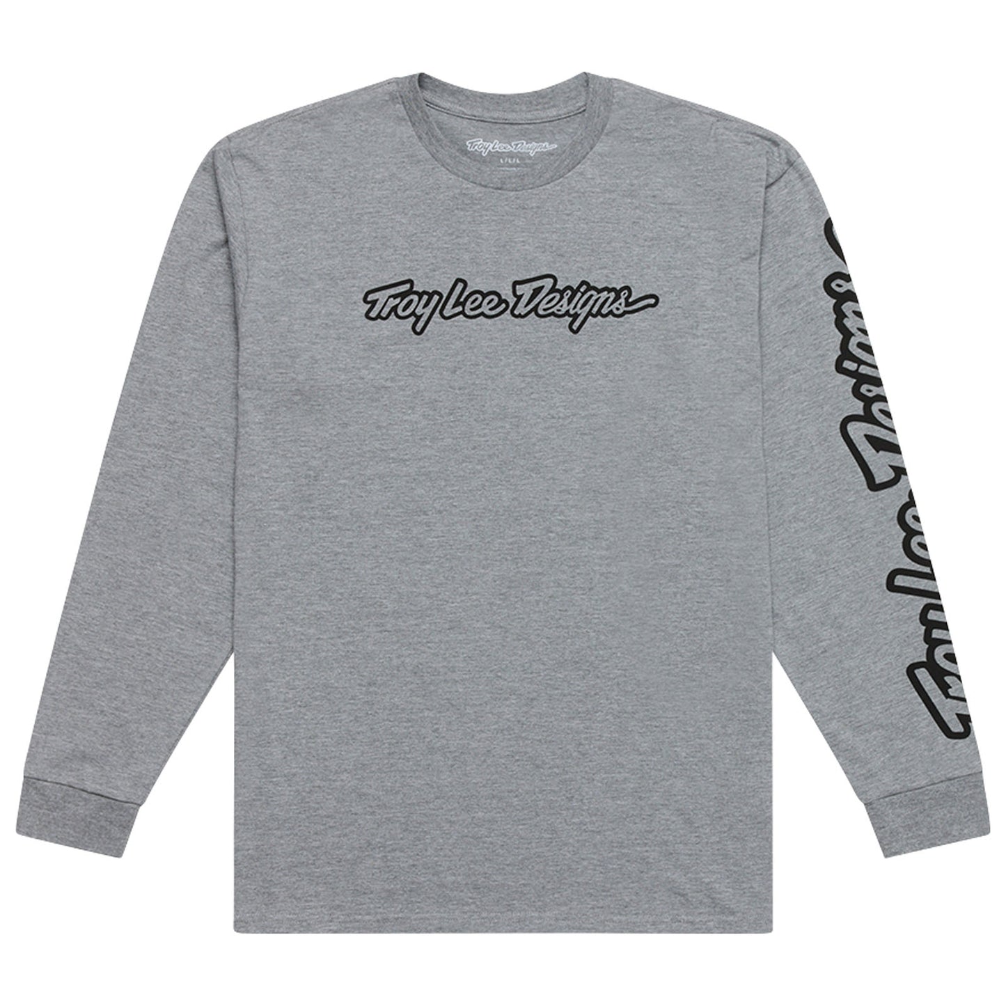 Long Sleeve Tee Signature Gray Heather