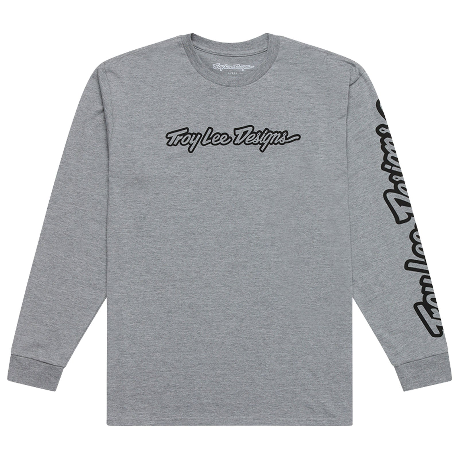 Long Sleeve Tee Signature Gray Heather