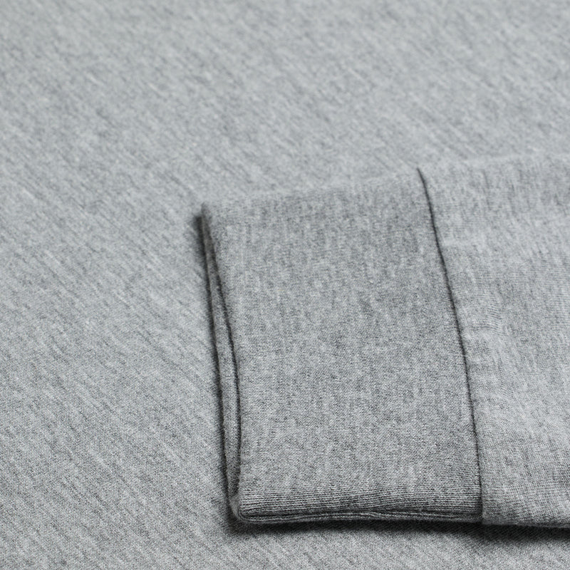 Long Sleeve Tee Signature Gray Heather