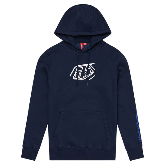 Pullover Hoodie Badge Navy