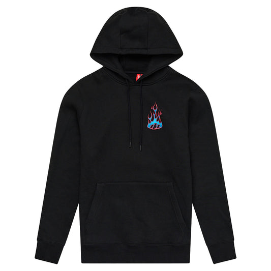 Pullover Hoodie Torched Black