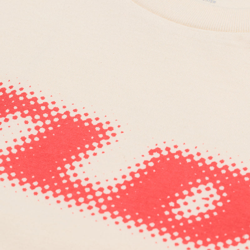 Short Sleeve Tee Fade Out Vintage White