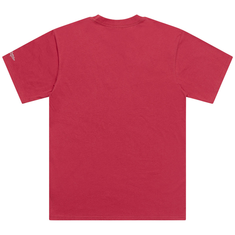 Short Sleeve Tee Peace Out Fuchsia