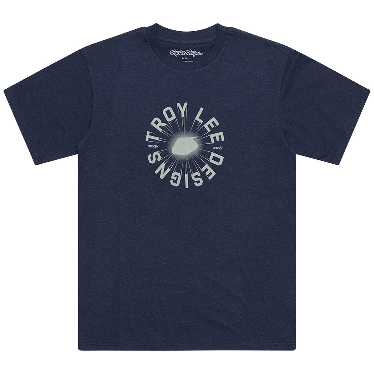 Short Sleeve Tee Rotation Navy Heather