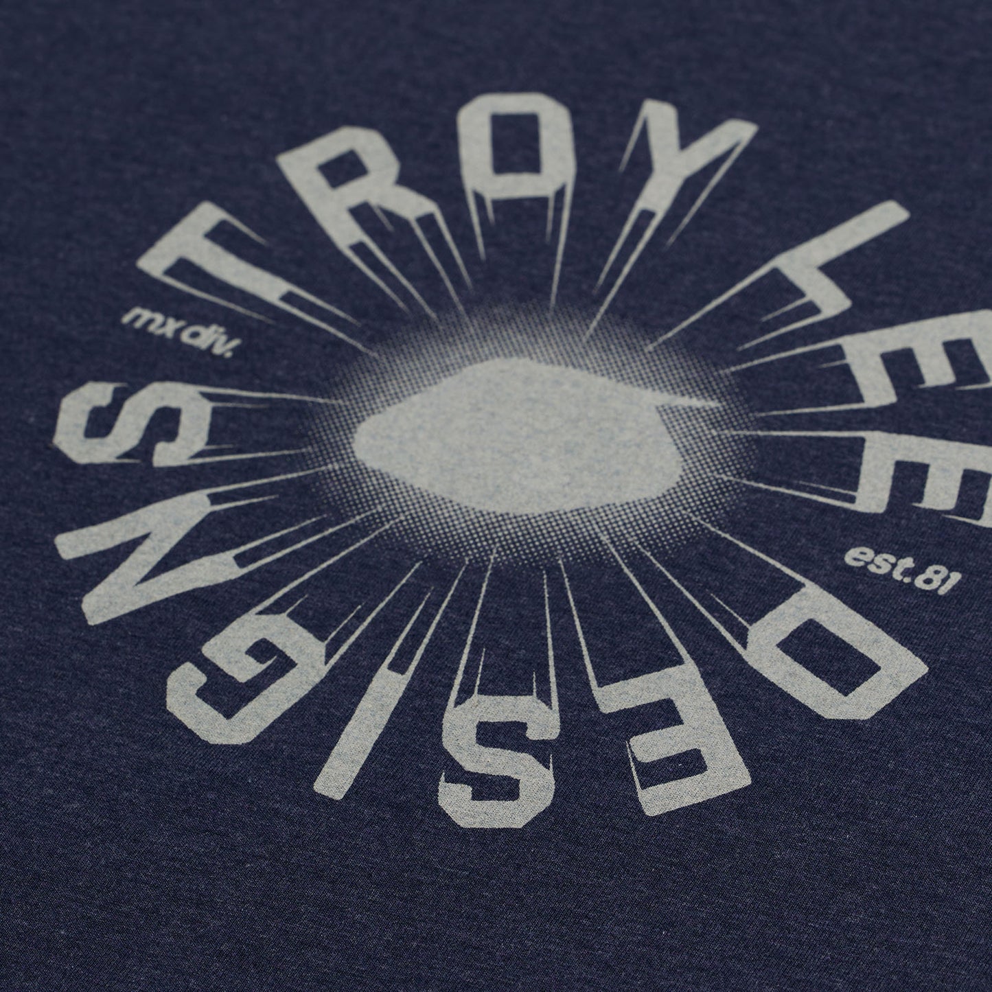 Short Sleeve Tee Rotation Navy Heather