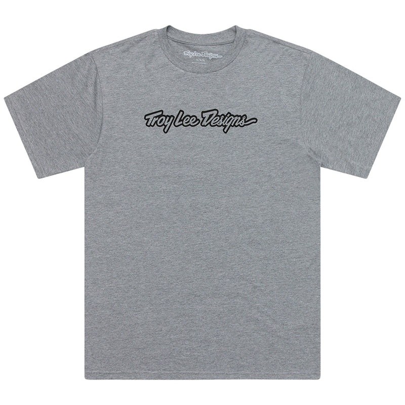 Short Sleeve Tee Signature Gray Heather
