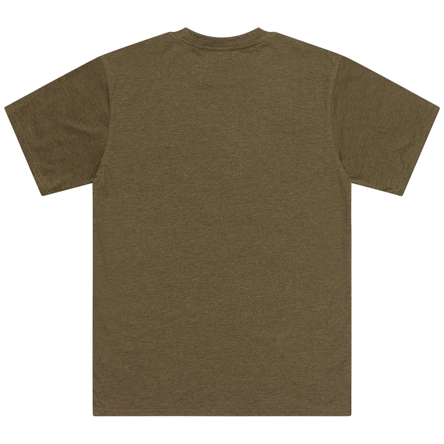 Short Sleeve Tee Stamp Olive Heather
