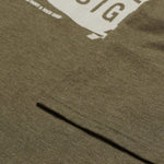 Short Sleeve Tee Stamp Olive Heather
