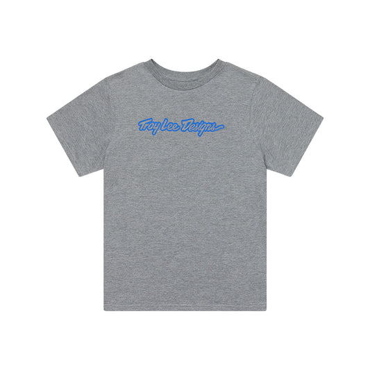 Womens Short Sleeve Tee Signature Gray Heather