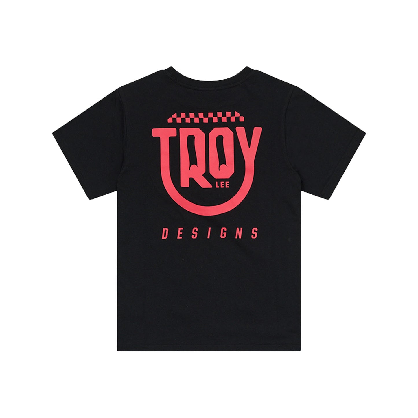 Womens Short Sleeve Tee Smiley Black