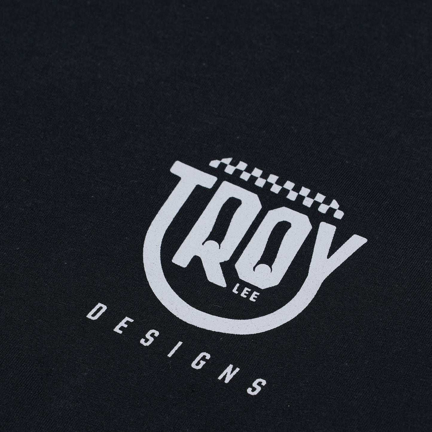 Womens Short Sleeve Tee Smiley Black