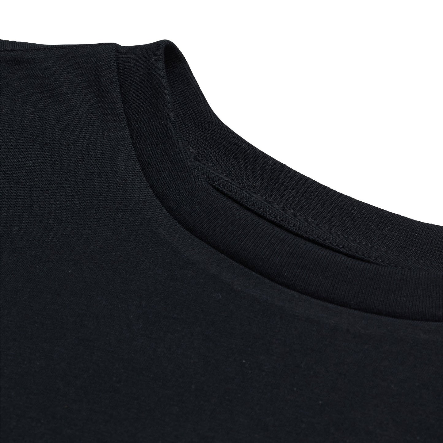 Womens Short Sleeve Tee Smiley Black