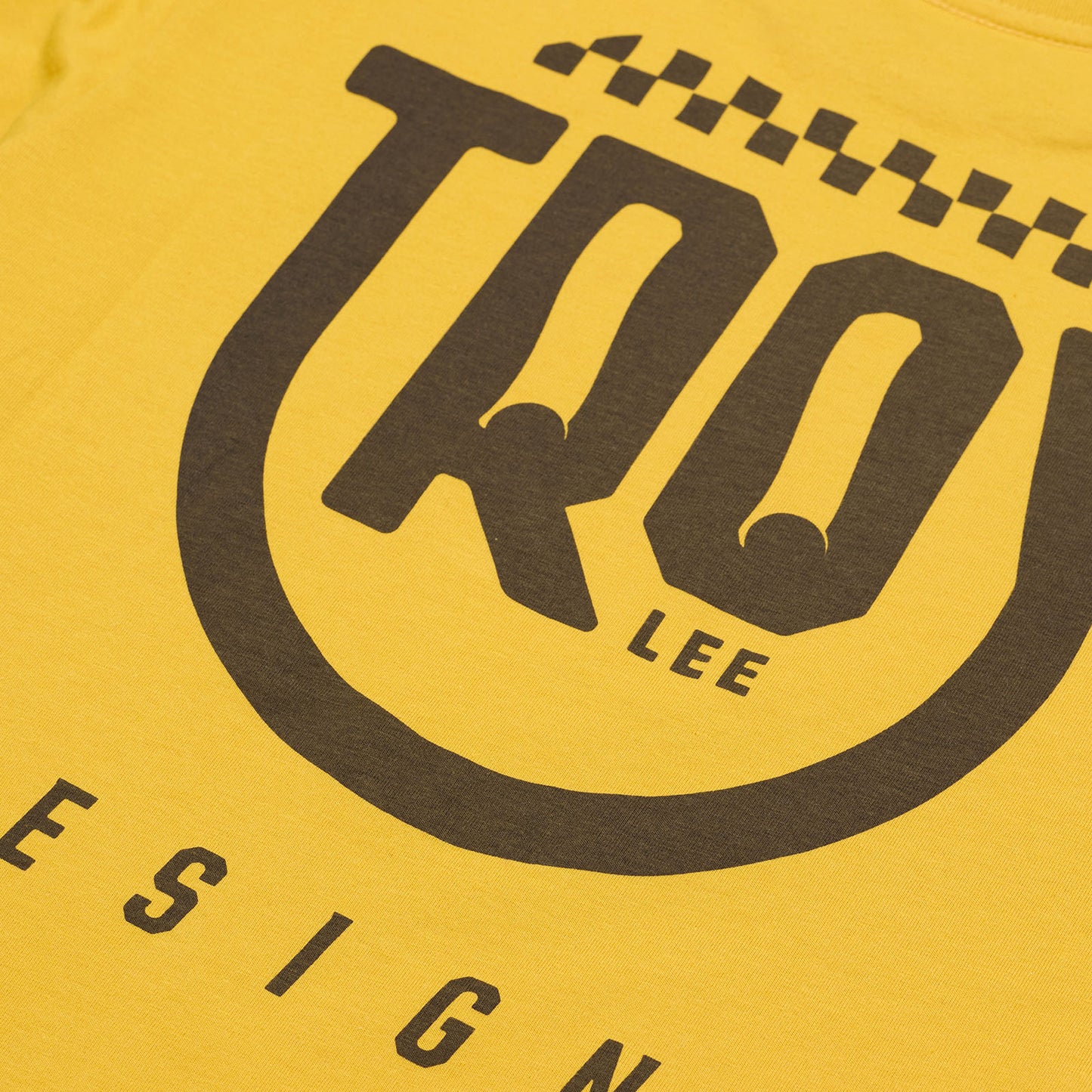 Womens Short Sleeve Tee Smiley Golden