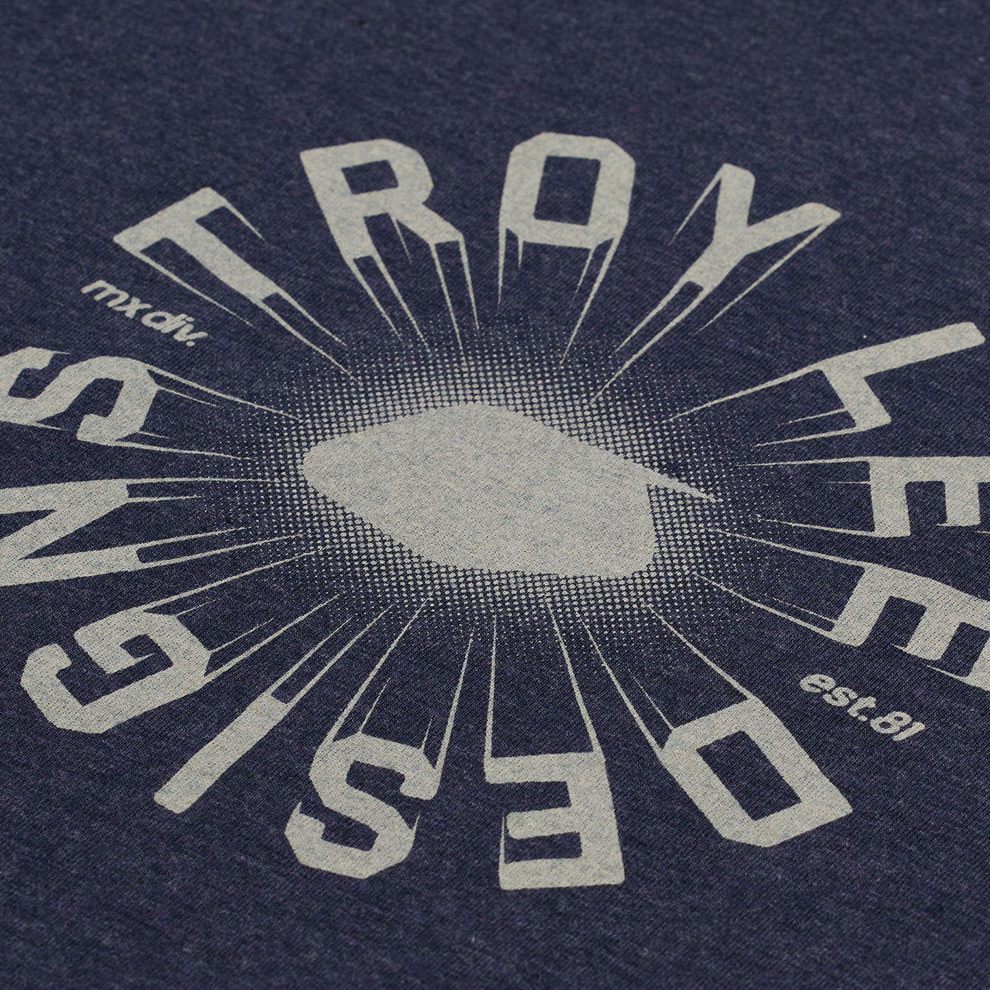 Youth Short Sleeve Tee Rotation Navy Heather
