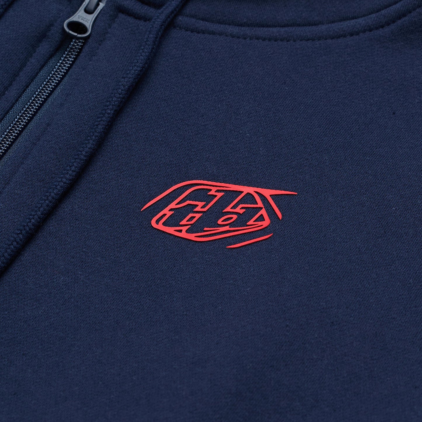 Zip Up Hoodie Branded Navy
