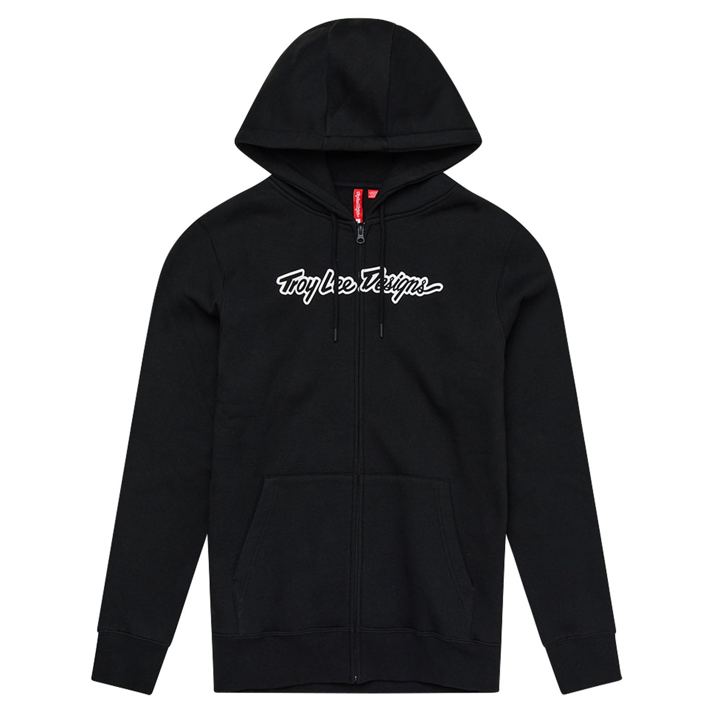 Zip Up Hoodie Signature Black