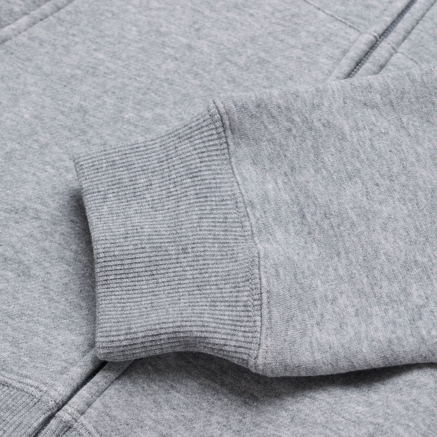 Zip Up Hoodie Signature Gray Heather