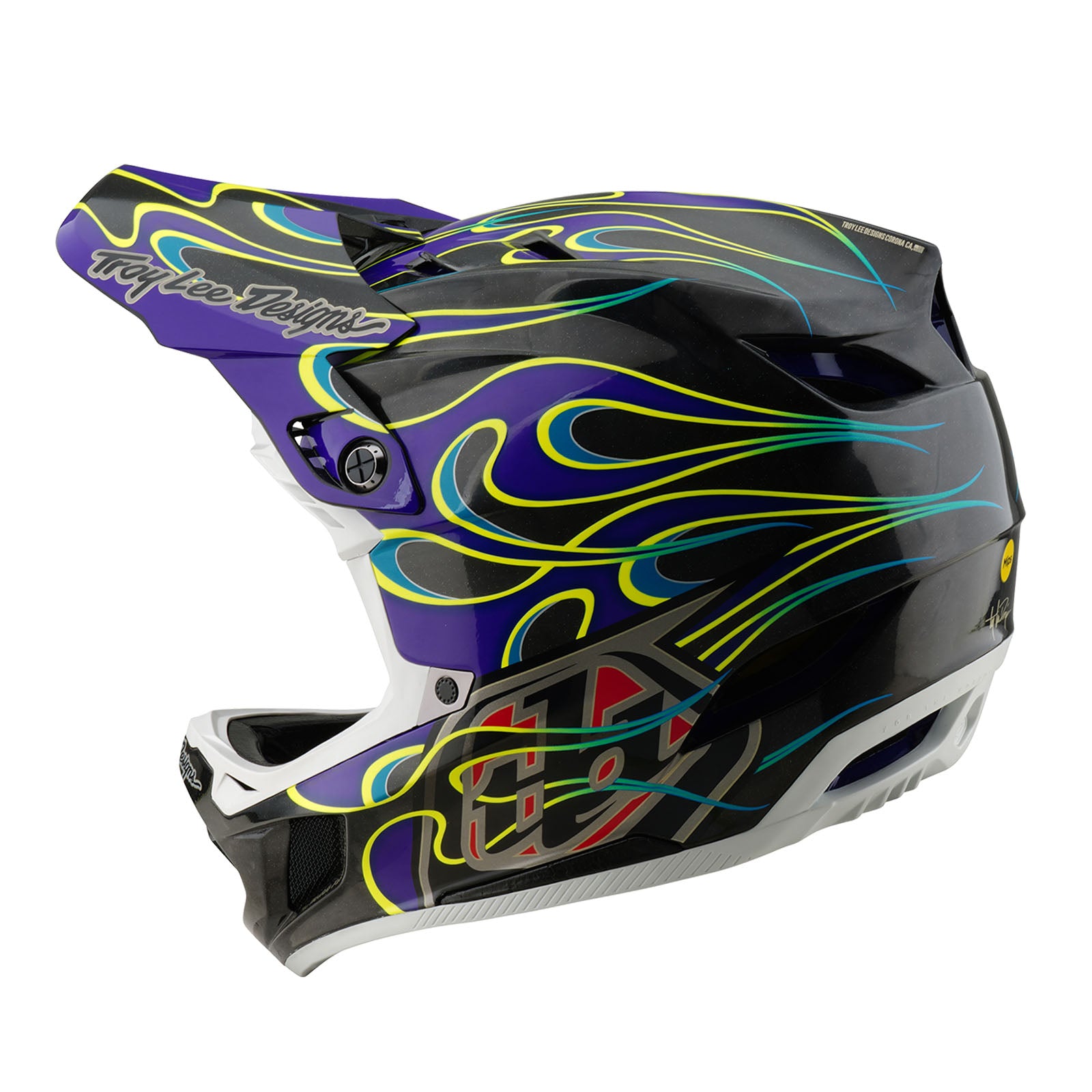 D4 Carbon Helmet Torched Black / Purple – Troy Lee Designs