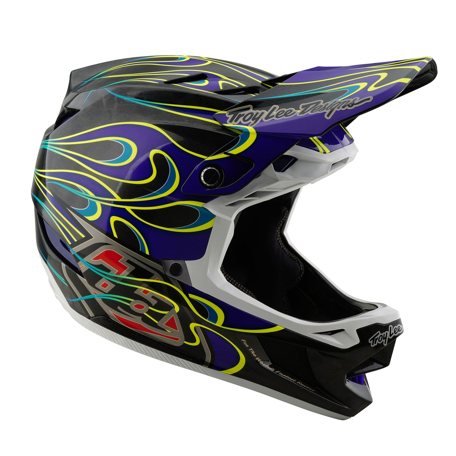 D4 Carbon Helmet Torched Black / Purple – Troy Lee Designs