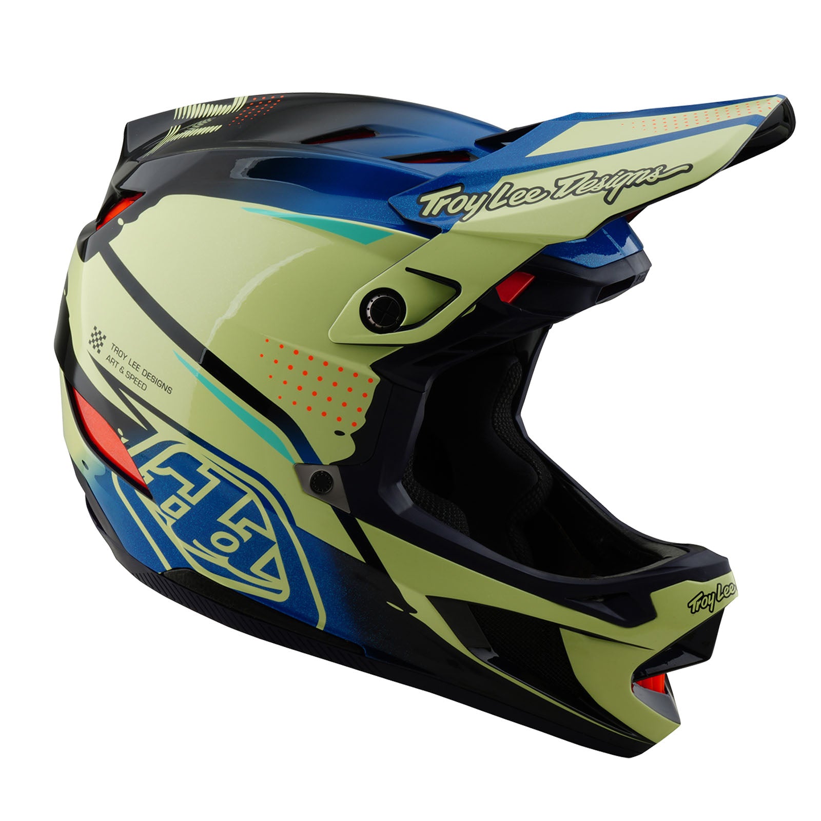 D4 Composite Helmet Drip Glo Yellow – Troy Lee Designs