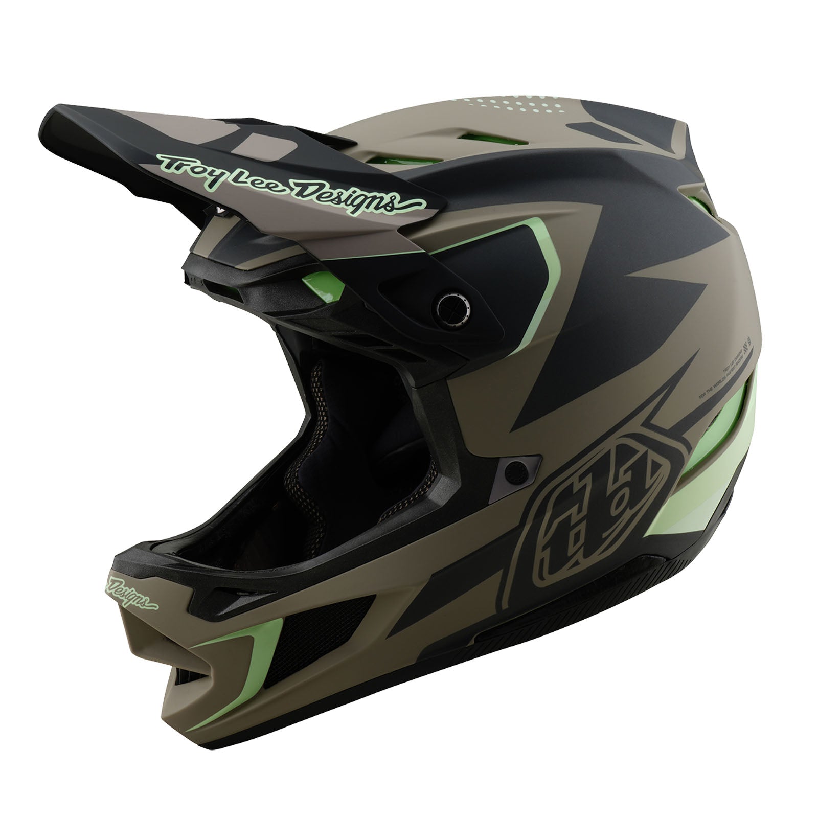 D4 Composite Helmet Optic Timber – Troy Lee Designs