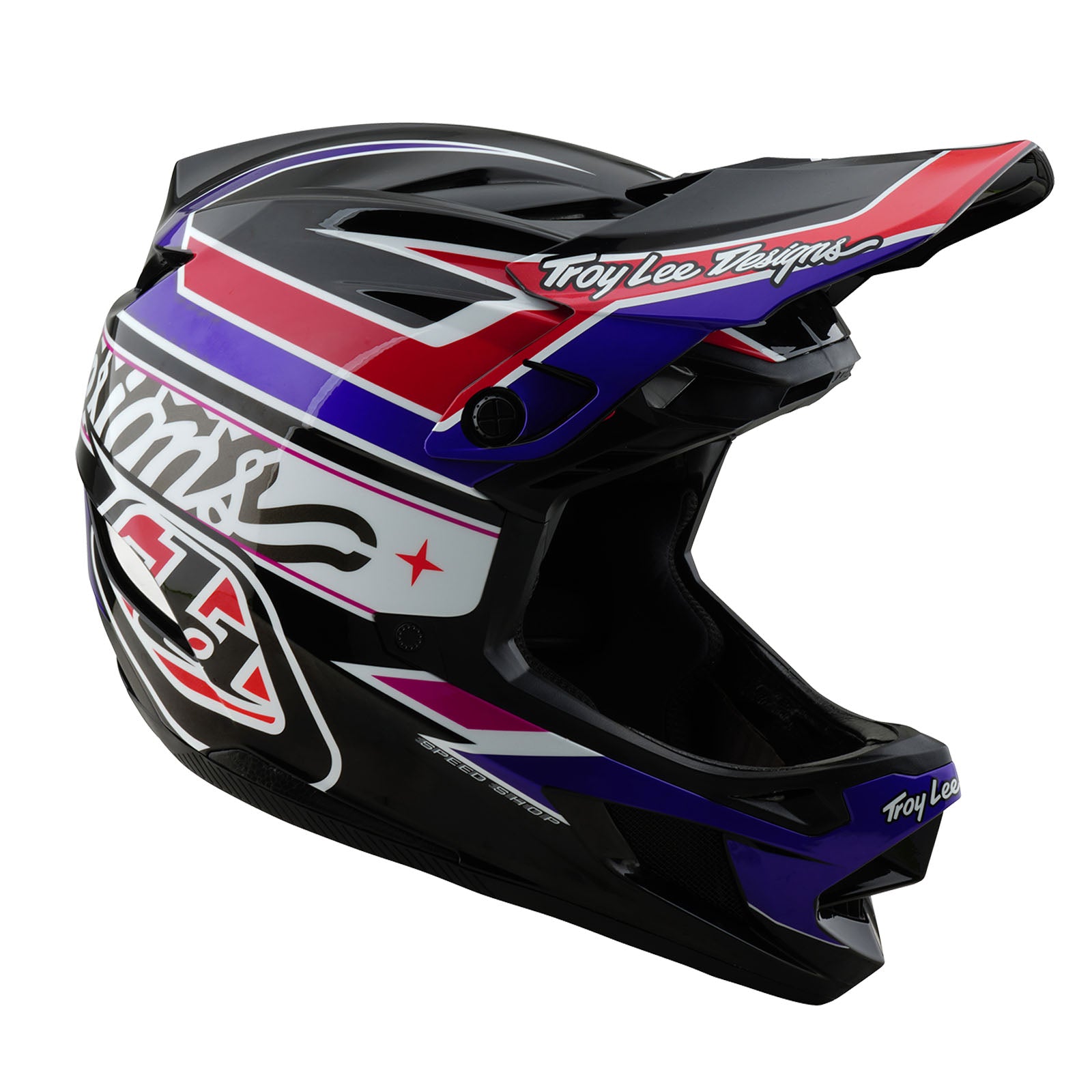 D4 Polyacrylite Helmet Linear Black – Troy Lee Designs