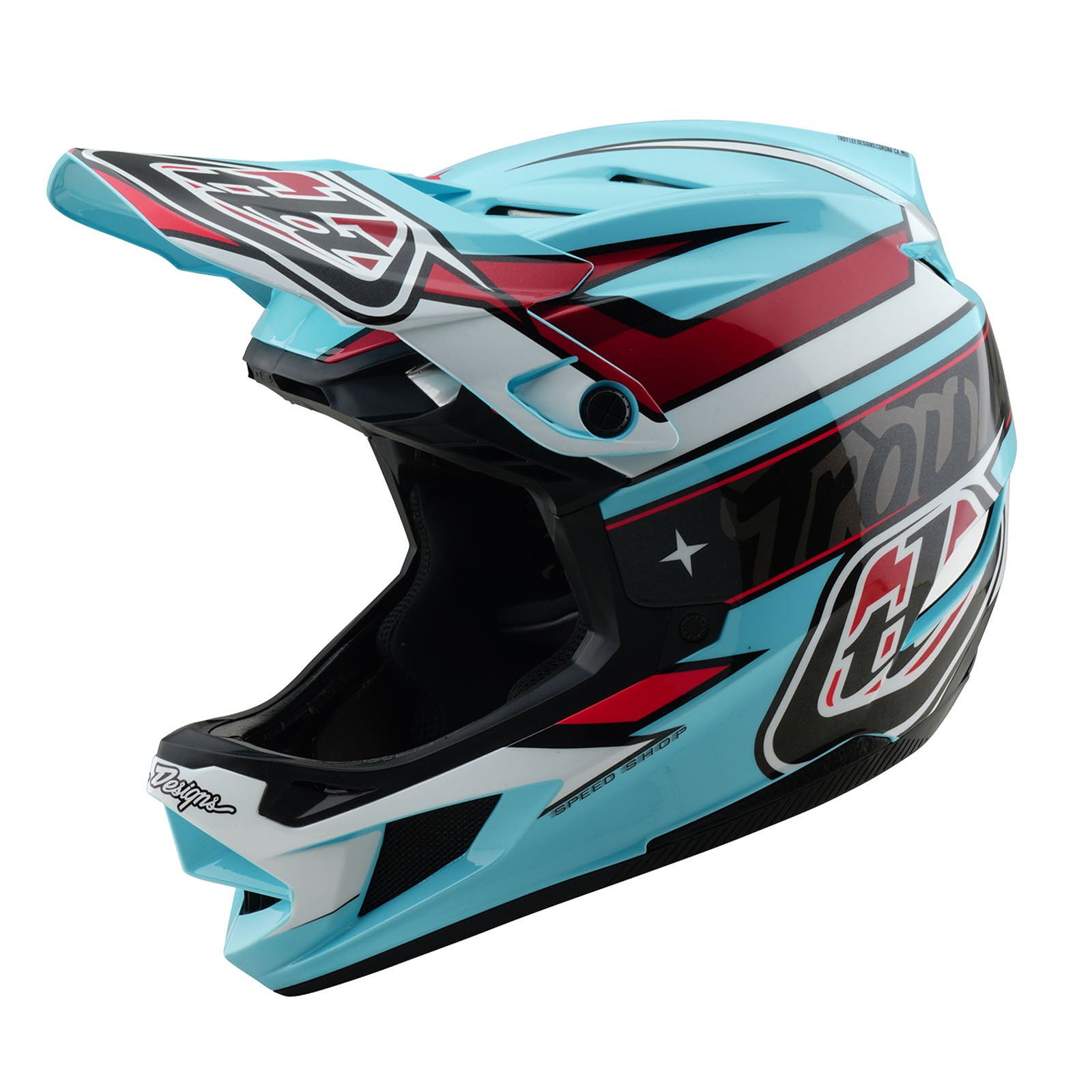 D4 Polyacrylite Helmet Linear Blue – Troy Lee Designs