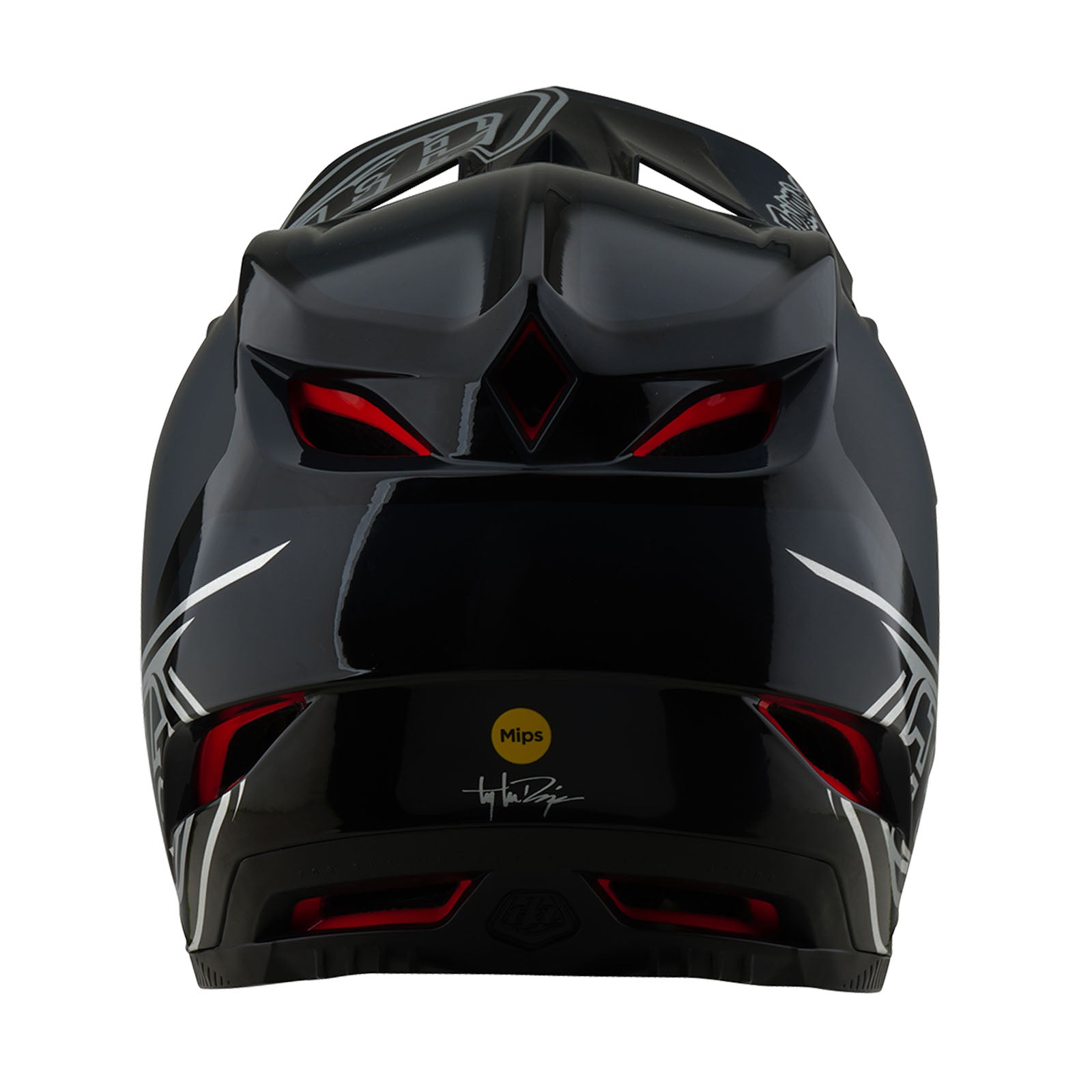 D4 Polyacrylite Helmet Shadow Black – Troy Lee Designs
