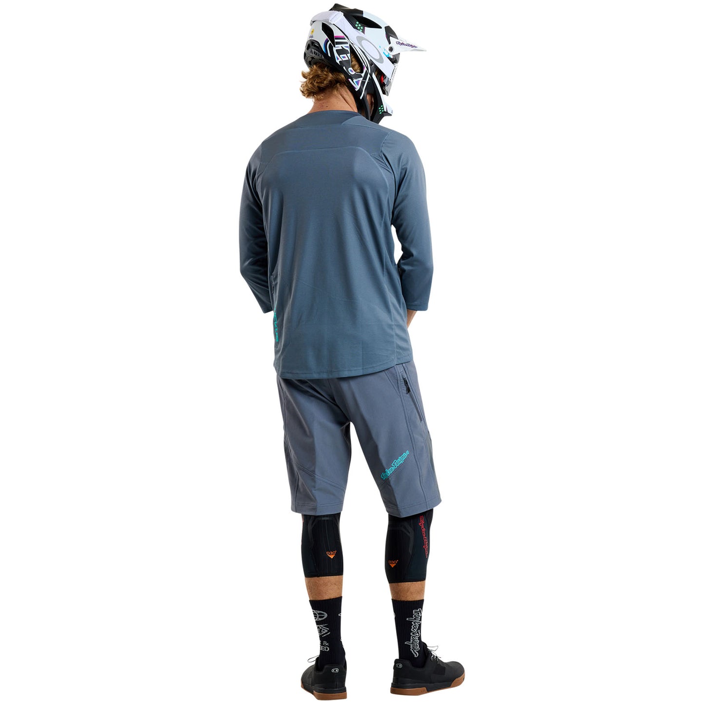 Ruckus 3/4 Jersey Spun Steel Blue