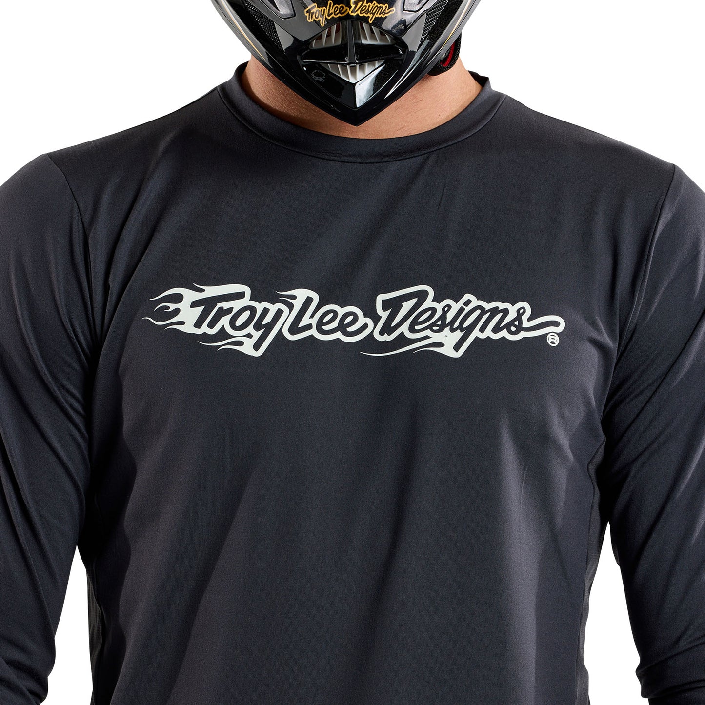 Ruckus Long Sleeve Ride Tee Burn Out Carbon