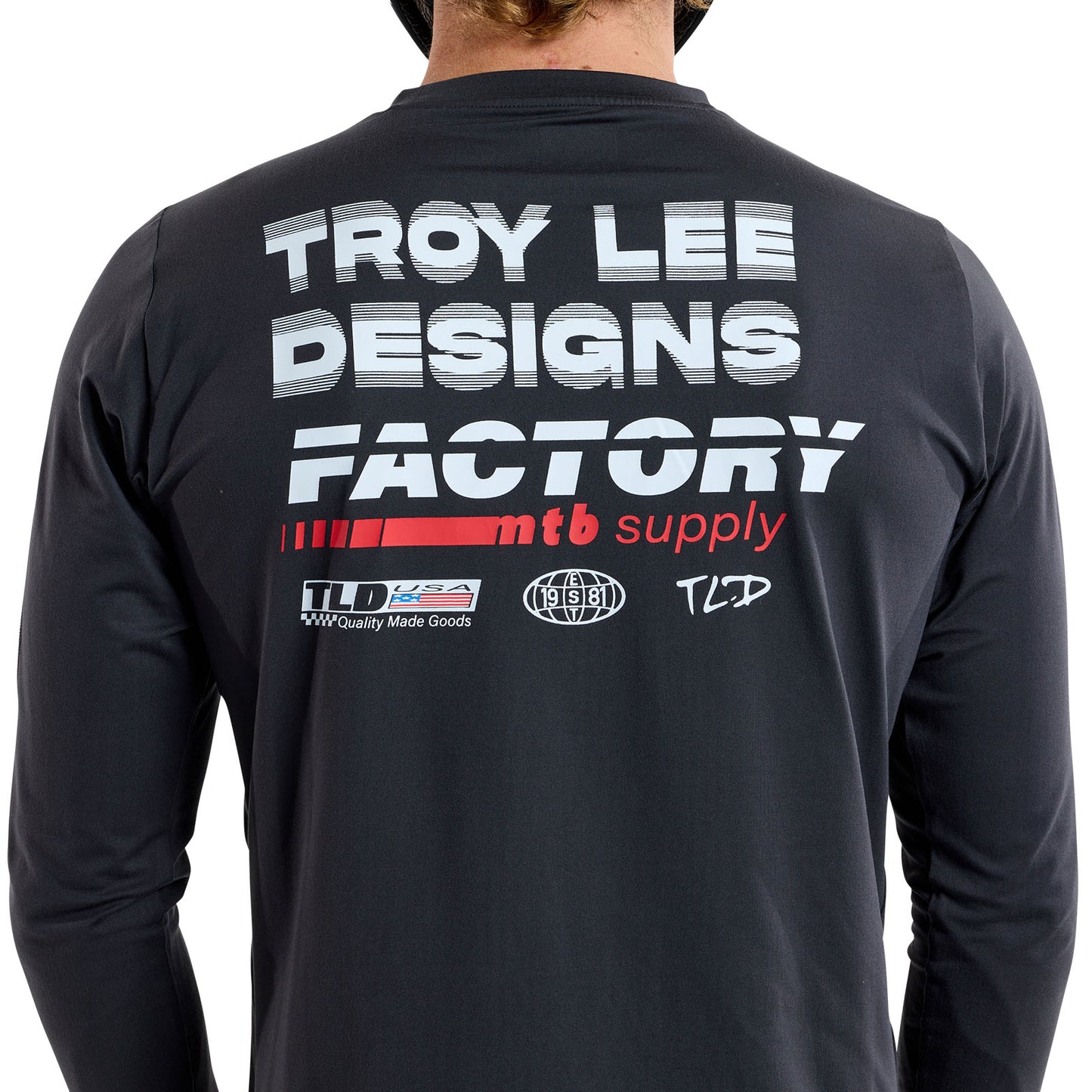 Ruckus Long Sleeve Ride Tee Factory Carbon