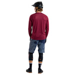 Skyline Air Long Sleeve Jersey Mono Oxblood