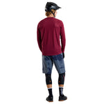 Skyline Air Long Sleeve Jersey Mono Oxblood