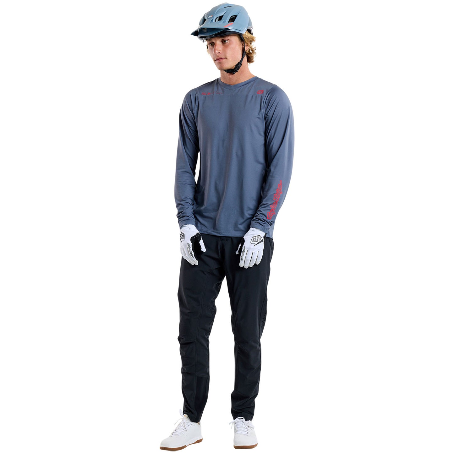 Skyline Long Sleeve Jersey Mono Steel Blue