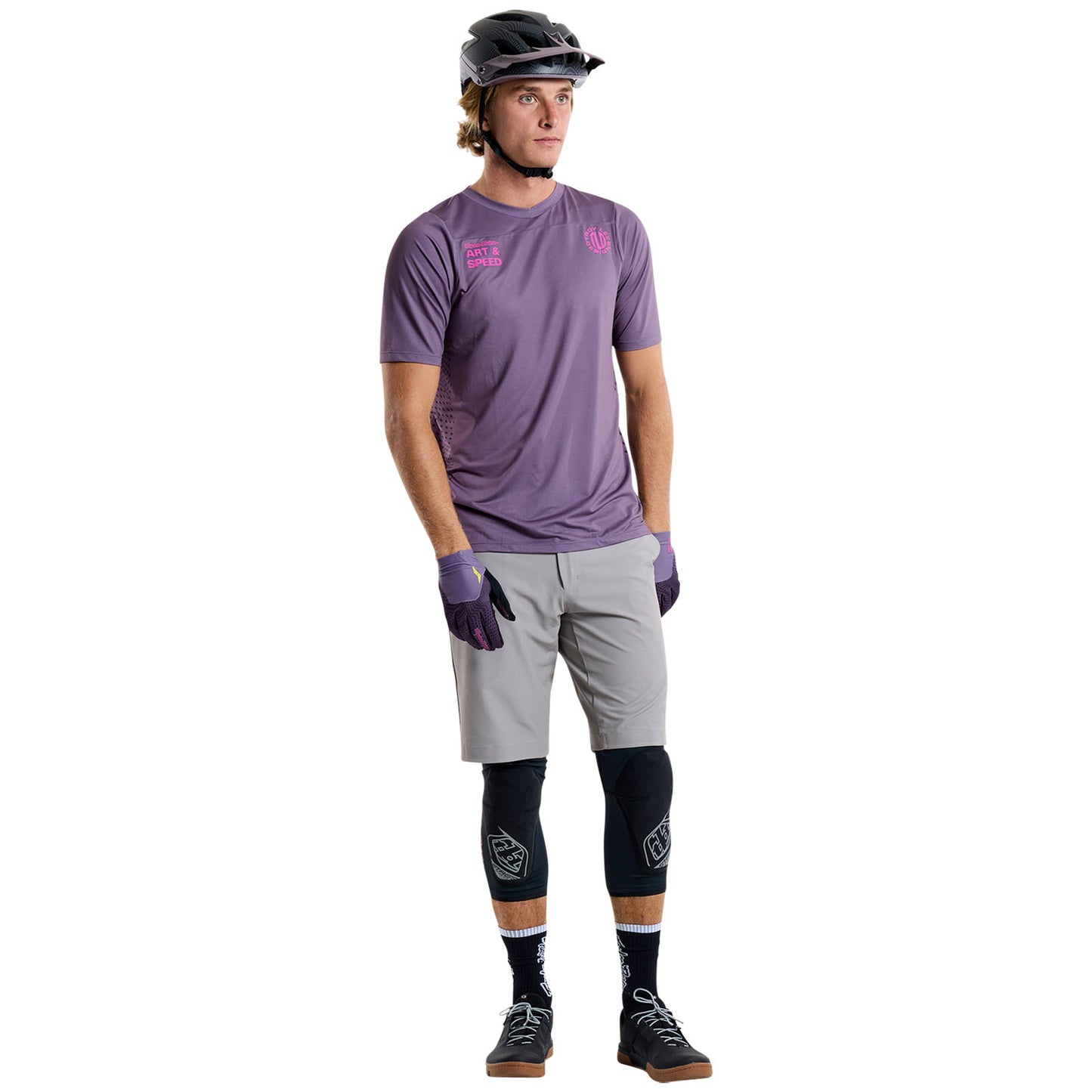 Skyline Short Sleeve Jersey Radioscape Deep Purp