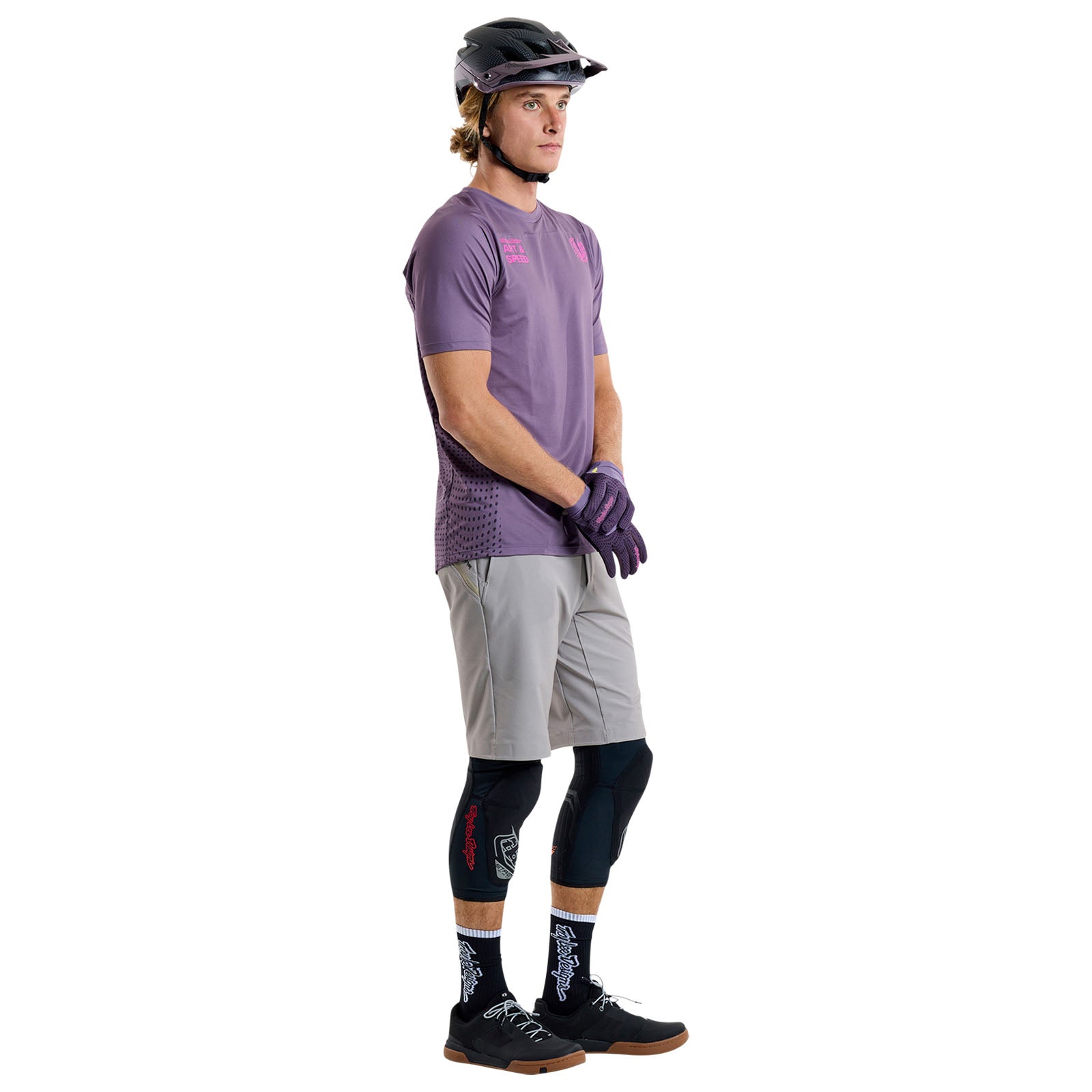 Skyline Short Sleeve Jersey Radioscape Deep Purp – Troy Lee Designs