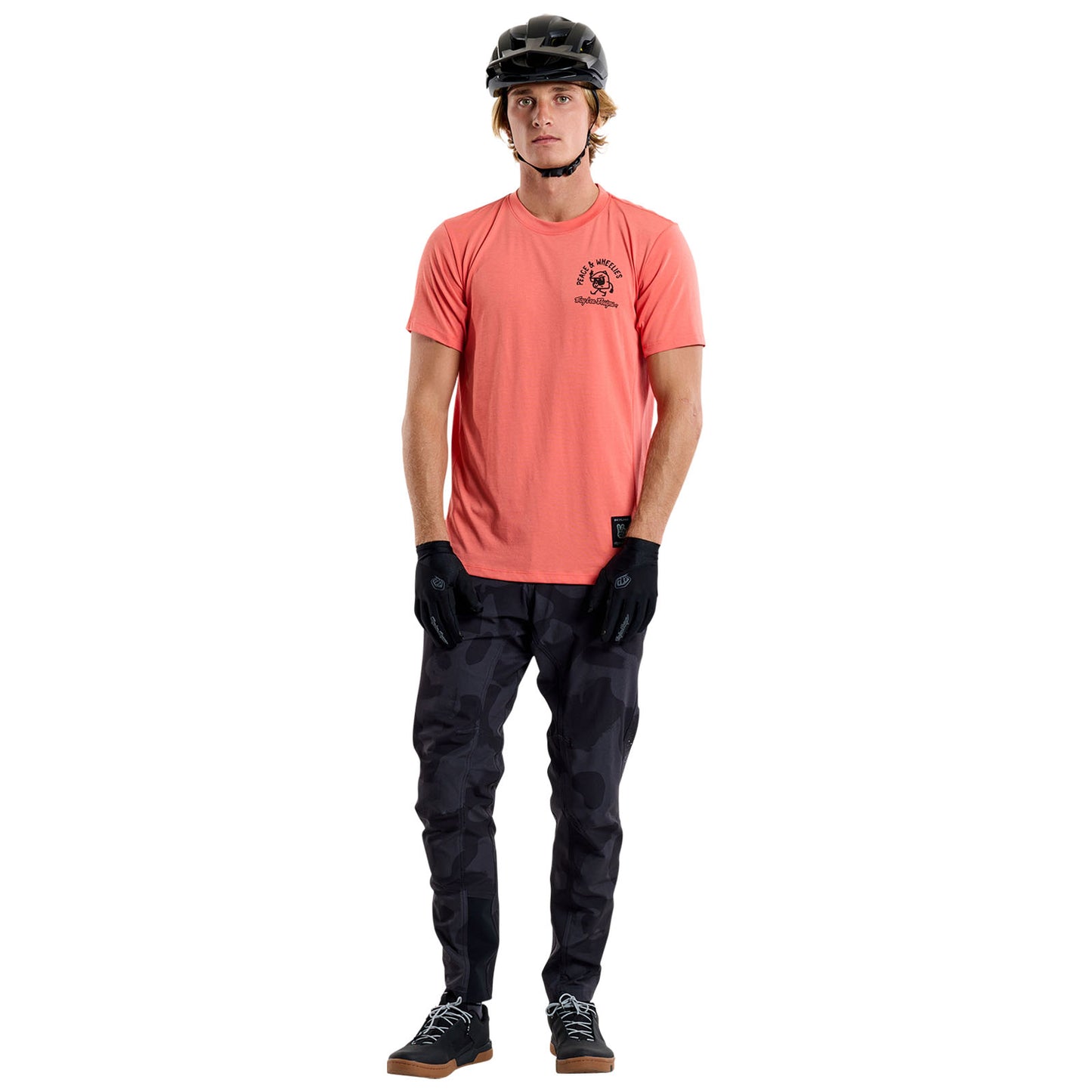 Skyline Short Sleeve Ride Tee P&W Melon