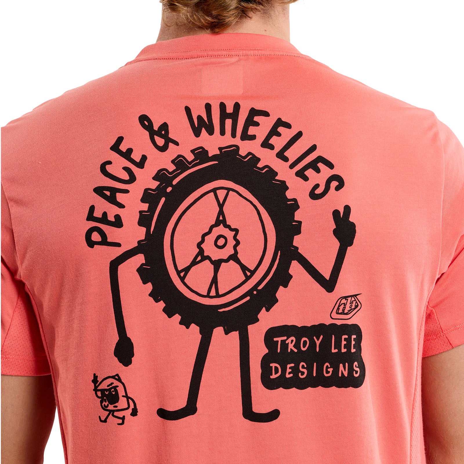 Skyline Short Sleeve Ride Tee P&W Melon – Troy Lee Designs